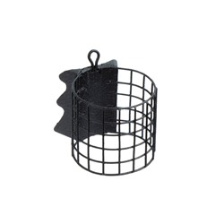 Груз-кормушка металлическая X-FEEDER ME ALLIGATOR M GRID, цвет Matt Black, 50 г, 28 мл