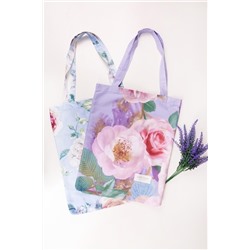 Эко сумка-шоппер из сатина, расцветки в ассортименте