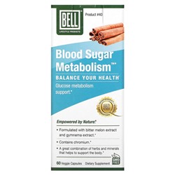 Bell Lifestyle Метаболизм сахара в крови, 60 растительных капсул