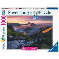 Ravensburger. Пазл карт. 1000 арт.16911 "Гора Бромо Исландия"