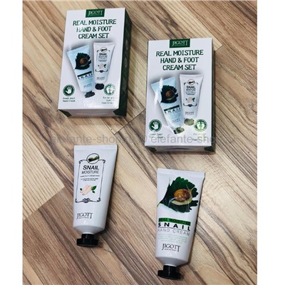 Набор кремов Jigott Real Moisture Hand & Foot Cream Set (125)