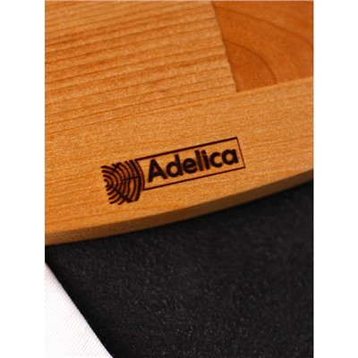 Подарочный набор деревянной посуды Adelica «Нарезка», доска для подачи 38×18×1,8 см, нож 22 см, сталь, берёза