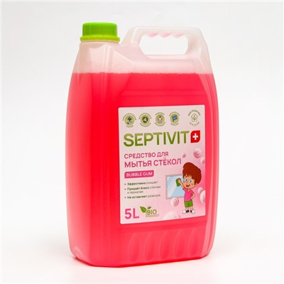 Средство для стёкол SEPTIVIT "BUBBLE GUM", 5 л