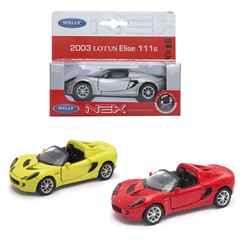 Welly. Машинка 1:38 "Lotus Elise 111S 2003" металл, пруж. мех., цв. в ассорт. арт.42335W