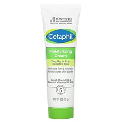 Cetaphil, Увлажняющий крем, без отдушек, 85 г (3 унции)