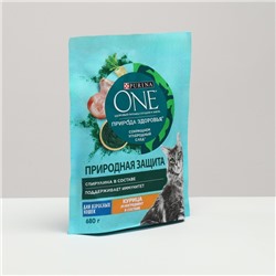 Сухой корм Purina One "Природа здоровья" для кошек, курица, 680 г