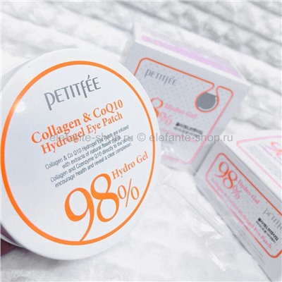 Патчи Petitfee Collagen CoQ10 98% Hydro Gel  Hydrogel Eye Patch (125)