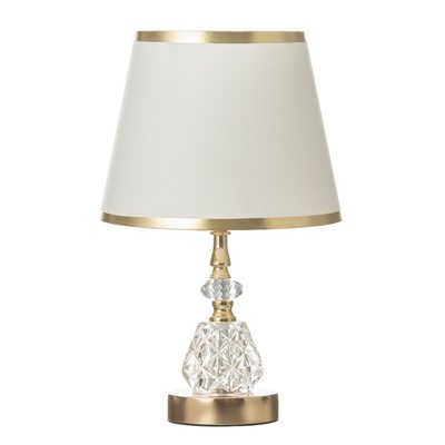 Настольная лампа с подсветкой "Каролина" Е27 40Вт  золото  22х22х34,5 см