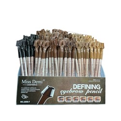 Карандаши для бровей с щеточкой Miss Demi Defining Brow Pencil (ряд 6шт)
