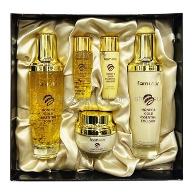 Набор косметики Farmstay Honey & Gold Essential Skin Care 3Set (78)