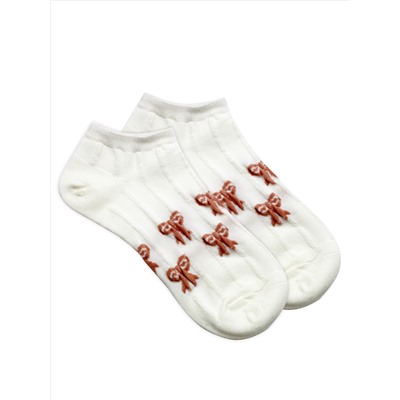 Короткие носки р.35-40 "Knit" Бантики