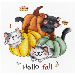 Набор для вышивания крестом "Hello Fall"