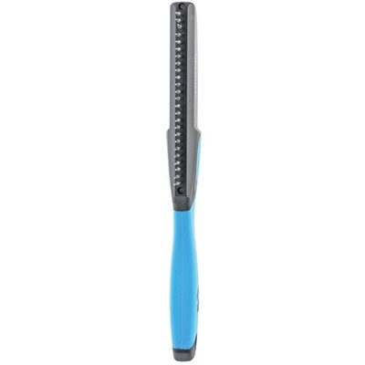 Расчёска DeLIGHT, 25 плавающих зубьев 25 мм, чёрно-синяя