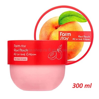 Крем FarmStay Real Peach All in One Cream 300ml (125)