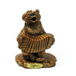 Фигурка Медведь с гармонью, 1460