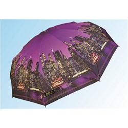 Зонт 4067 фиолетовый город