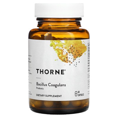 Thorne Bacillus Coagulans, 60 капсул