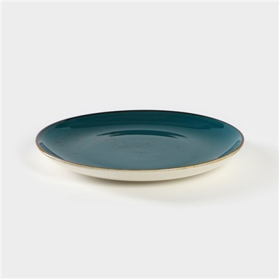 Тарелка керамическая «Бирюза», d=21 см