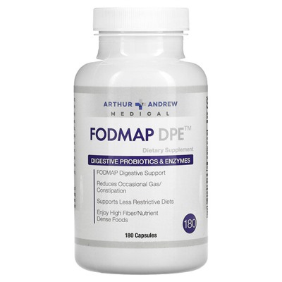 Arthur Andrew Medical FODMAP DPE, 180 капсул