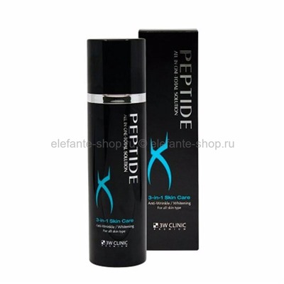 Мужская эссенция 3W Clinic Premium Black Peptide All In One For Man 150ml (51)