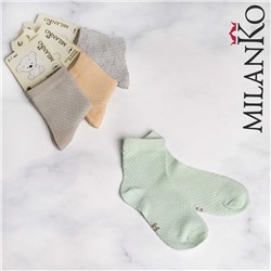 Детские носки бесшовные (узор 3) MilanKo IN-166