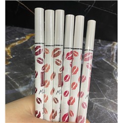 Набор матовых карандашей-помад для губ Million Pauline Matte Lip (ряд 6шт)