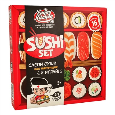 Funny Kitchen. Набор для лепки "Sushi set" арт.SS500-40213