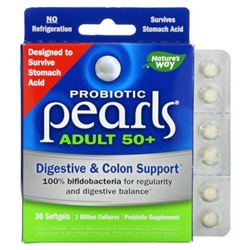 Nature's Way Probiotic Pearls Adult 50+, 30 капсул