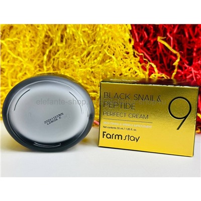 Крем для лица с пептидами FarmStay Black Snail & Peptide 9 Perfect Cream 55ml (13)