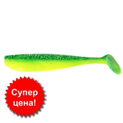 Приманка съедобная Allvega Tail Shaker, 12.5 см, 13 г, 5 шт, salad green silver flake