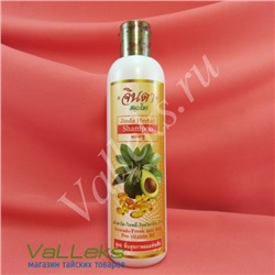 Укрепляющий шампунь для волос с литсеей и экстрактом плодов авокадо Jinda 250мл