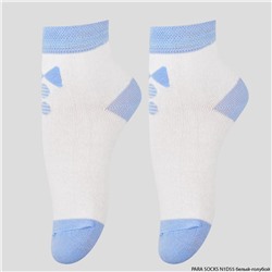 Носки детские Para Socks (N1D55) белый/голубой