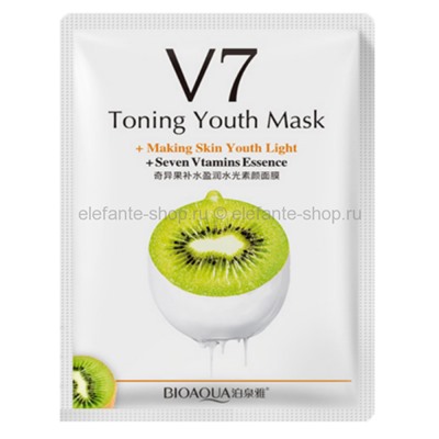 Витаминная маска BIOAQUA из серии V7 с экстрактом киви 30 гр.