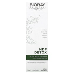 Bioray NDF, Детокс-тоник для тяжелых металлов, 1 жидкая унция (30 мл)