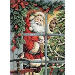 Набор для вышивания Dimensions 8734-Dms Санта с леденцами (Candy Cane Santa)