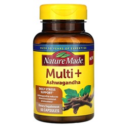 Nature Made Мультивитамин + Ашвагандха - 60 капсул - Nature Made