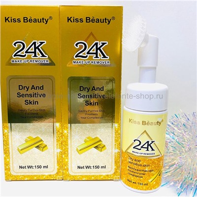 Пенка-мусс для снятия макияжа KISS BEAUTY 24K MAKE-UP REMOVER