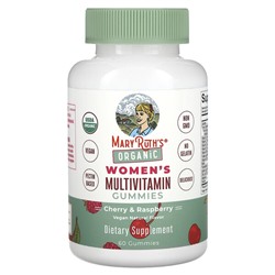 MaryRuth's Органические женские мультивитамины, вишня и малина, 60 жевательных таблеток