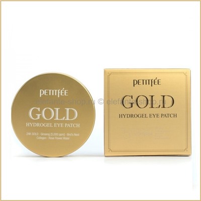 Гидрогелевые патчи с 24-каратным золотом PETITFEE Gold Hydrogel Eye Patch (78)