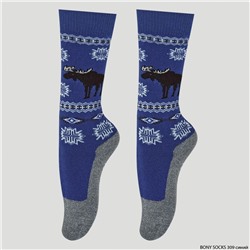 Гольфы детские махровые Bony Socks (309) синий