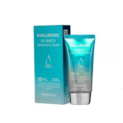 FarmStay Hyaluronic UV Shield Sun Block Cream Солнцезащитный крем для лица