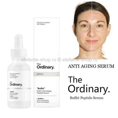 Антивозрастная сыворотка The Ordinary Buffet Peptide Anti Aging Serum, 30 ml (125)