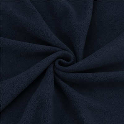 Ткань на отрез флис 180 гр цвет Dark navy (односторонний)