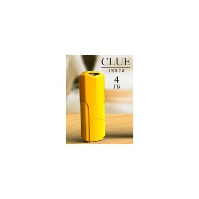 4Gb SmartBuy Clue Yellow USB2.0 (SB4GBCLU-Y)