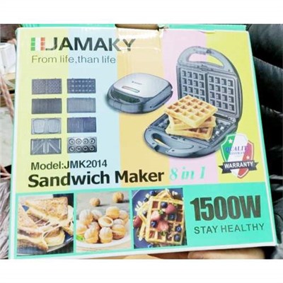 Вафельница JAMAKY 8 в 1 JMK2014 Sandwich Maker 1500W оптом