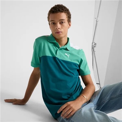 Essential+ Block Men's Polo