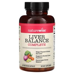 NatureWise Liver Balance Complete, 60 вегетарианских капсул