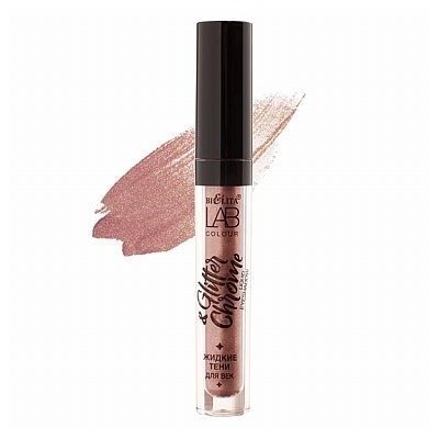 Жидкие тени для век Glitter&Chrome LAB colour 05 Rose Storm Белита, 2,6 мл