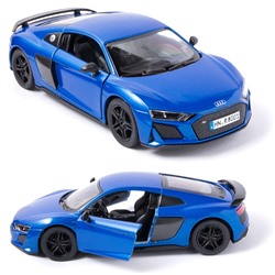 Kinsmart. Модель арт.КТ5422/2 "Audi R8 Coupe 2020" 1:36 (синяя) инерц.