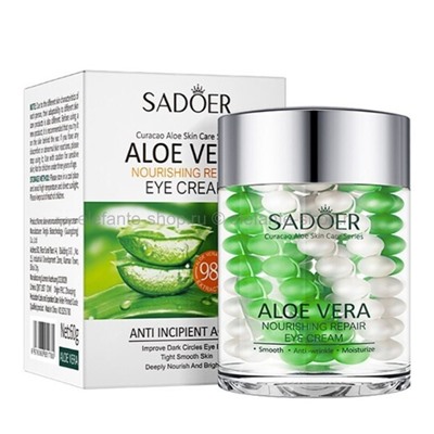 Крем для кожи вокруг глаз Sadoer Aloe Vera Nourishing Repair Eye Cream 60g